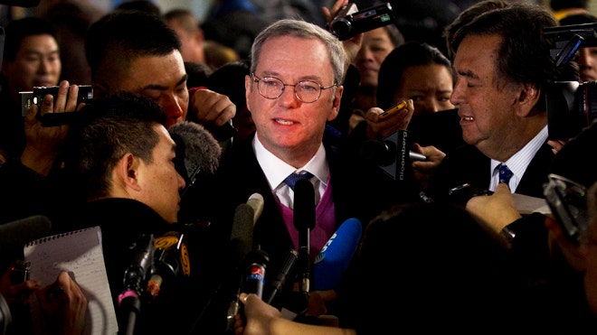 Google Eric Schmidt North Korea China.jpg